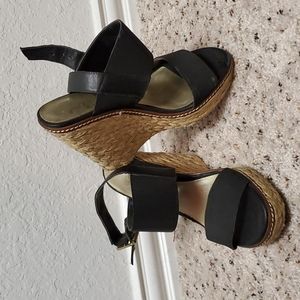 Jessica Simpson Black Wedges